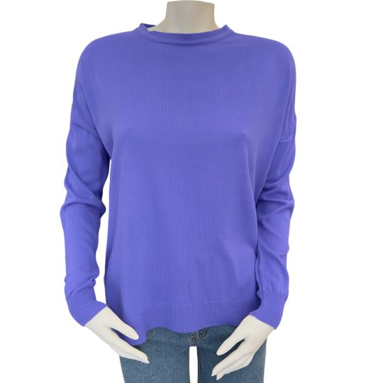 Knitted Sweater Lilac- Giannios